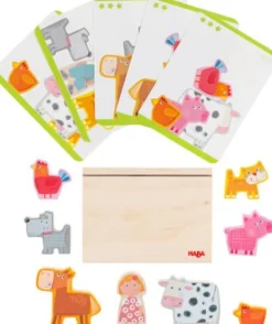 HABA Holzspielzeug - Stapelspielzeug Bauernhof | Teddy Toys Kinderwelt