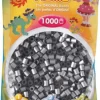 HAMA 207-62 Bügelperlen Midi - Silber 1000 Perlen, ab 5 Jahren | Teddy Toys Kinderwelt