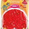 HAMA 207-05 Bügelperlen Midi, rot, 1.000 Stück, ab 5 Jahren | Teddy Toys Kinderwelt