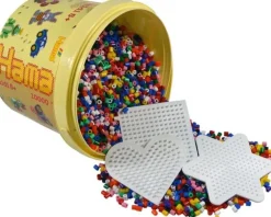 HAMA - Spezialeimer Bügelperlen 10.000 St. + Stiftplatten | Teddy Toys Kinderwelt