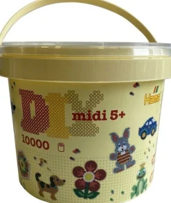 HAMA - Spezialeimer Bügelperlen 10.000 St. + Stiftplatten | Teddy Toys Kinderwelt