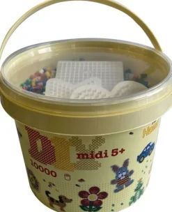 HAMA - Spezialeimer Bügelperlen 10.000 St. + Stiftplatten | Teddy Toys Kinderwelt