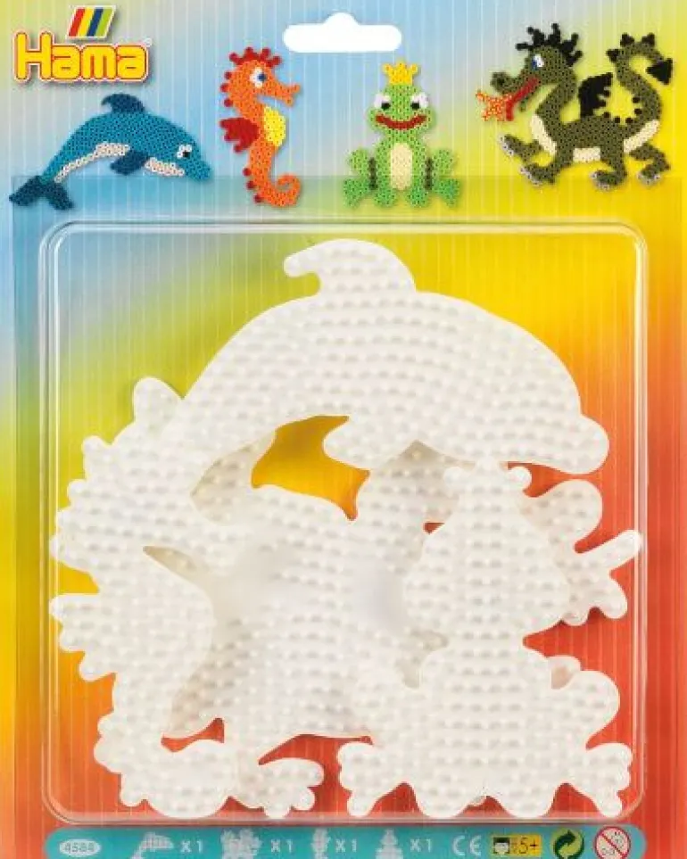 Hama® Bügelperlen Blister mit 4 Stiftplatten. | Teddy Toys Kinderwelt