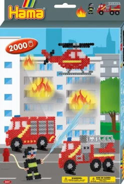 Hama® Bügelperlen Geschenkpackung Feuerwehr 2.000 Stück. | Teddy Toys Kinderwelt