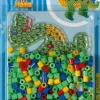 HAMA Bügelperlen Maxi - Set Stiftplatte Dinosaurier + 250 Perlen | Teddy Toys Kinderwelt
