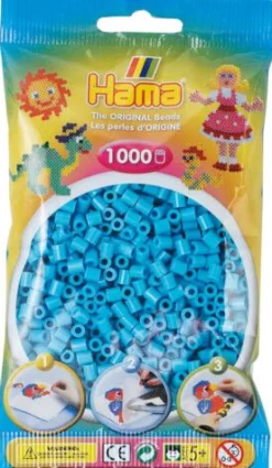 Hama® Bügelperlen Midi - Azur Blau 1000 Perlen | Teddy Toys Kinderwelt