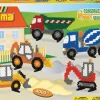 HAMA Bügelperlen Midi - Geschenkpackung Baufahrzeuge | Teddy Toys Kinderwelt