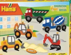 HAMA Bügelperlen Midi - Geschenkpackung Baufahrzeuge | Teddy Toys Kinderwelt