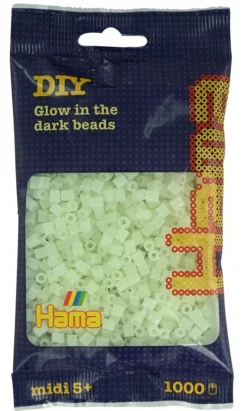 HAMA Bügelperlen Midi - Leuchtgrün, 1000 Perlen | Teddy Toys Kinderwelt