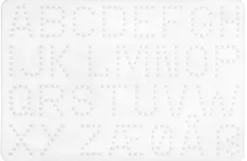 HAMA Bügelperlen Midi - Stiftplatte Buchstaben | Teddy Toys Kinderwelt