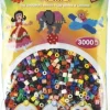 HAMA Bügelperlen Midi - Vollton Mix, 3000 Perlen | Teddy Toys Kinderwelt