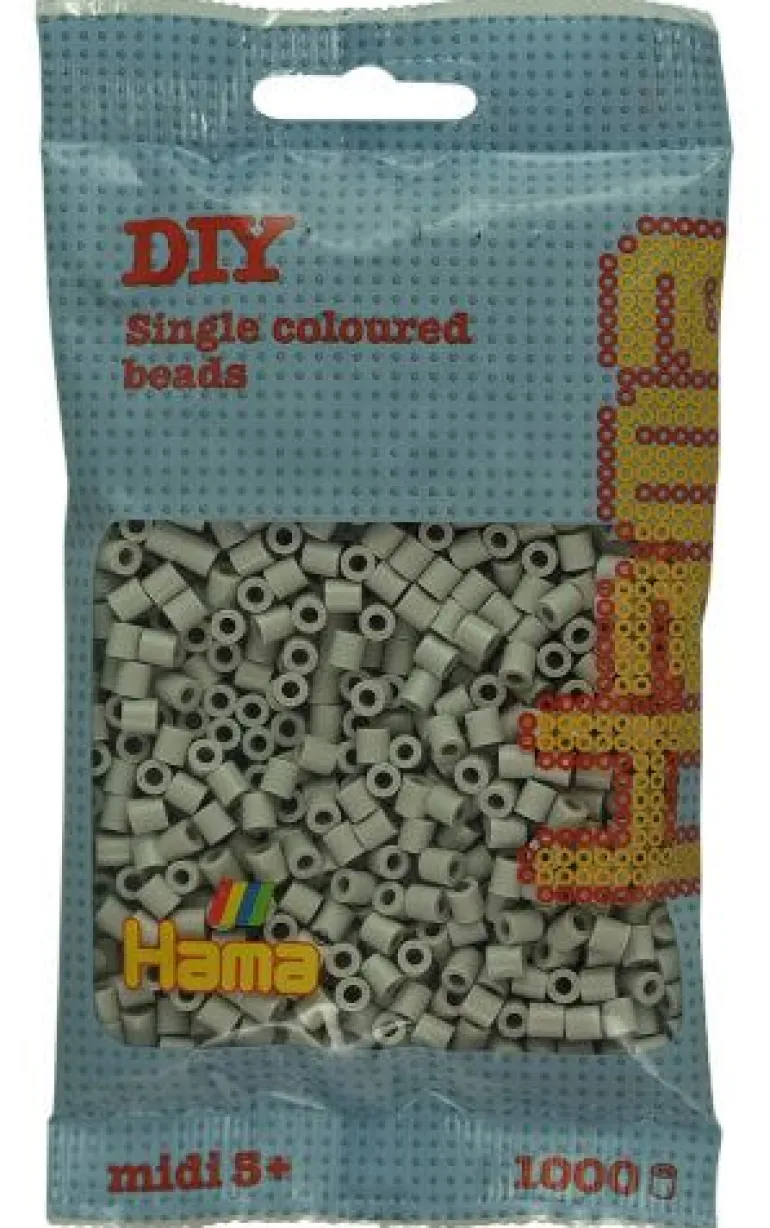 HAMA Perlen Midi - Kieselgrau 1000 Perlen | Teddy Toys Kinderwelt