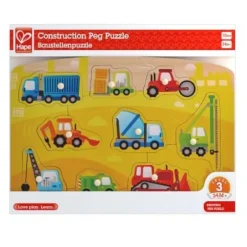 Hape - Baustellenpuzzle, 10 Teile | Teddy Toys Kinderwelt