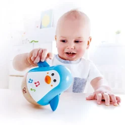 Hape - Penguin Musical Wobbler | Teddy Toys Kinderwelt