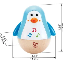 Hape - Penguin Musical Wobbler | Teddy Toys Kinderwelt