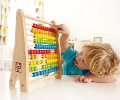 Hape - Regenbogen-Abakus | Schul-und Lernzubehör | Schule & Co. | Spielzeug | Teddy Toys Kinderwelt