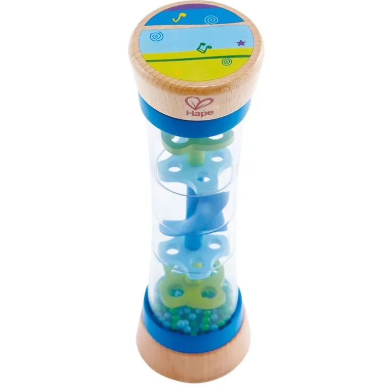 Hape - Regenmacher, blau | Lernspiele & Puzzle | Baby-und Kleinkindspielzeug | Spielzeug | Teddy Toys Kinderwelt