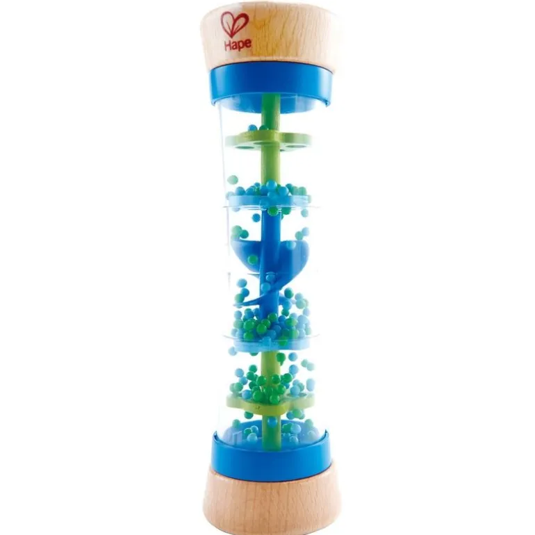 Hape - Regenmacher, blau | Lernspiele & Puzzle | Baby-und Kleinkindspielzeug | Spielzeug | Teddy Toys Kinderwelt