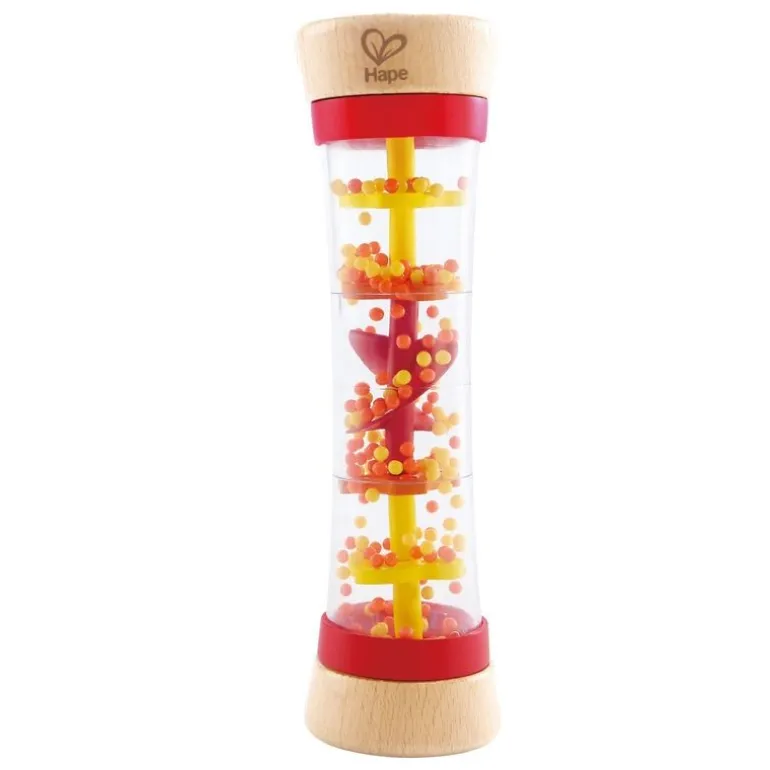 Hape - Regenmacher, rot | Lernspiele & Puzzle | Baby-und Kleinkindspielzeug | Spielzeug | Teddy Toys Kinderwelt