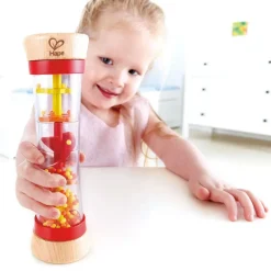 Hape - Regenmacher, rot | Lernspiele & Puzzle | Baby-und Kleinkindspielzeug | Spielzeug | Teddy Toys Kinderwelt