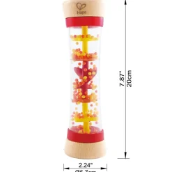 Hape - Regenmacher, rot | Lernspiele & Puzzle | Baby-und Kleinkindspielzeug | Spielzeug | Teddy Toys Kinderwelt