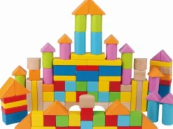 Hape - Wunderbare Holzbausteine, 101 Teile | Teddy Toys Kinderwelt