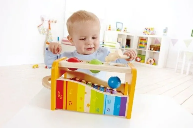 Hape - Xylophon und Hammerspiel | Teddy Toys Kinderwelt