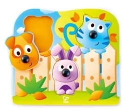 Hape Knopfpuzzle Haustiere | Teddy Toys Kinderwelt