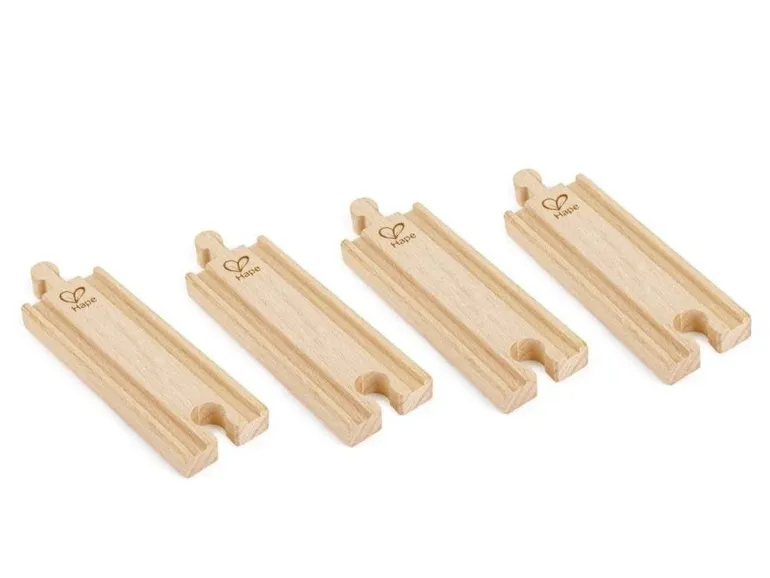 Hape Kurze Eisenbahnschienen, 4 Stück | Teddy Toys Kinderwelt