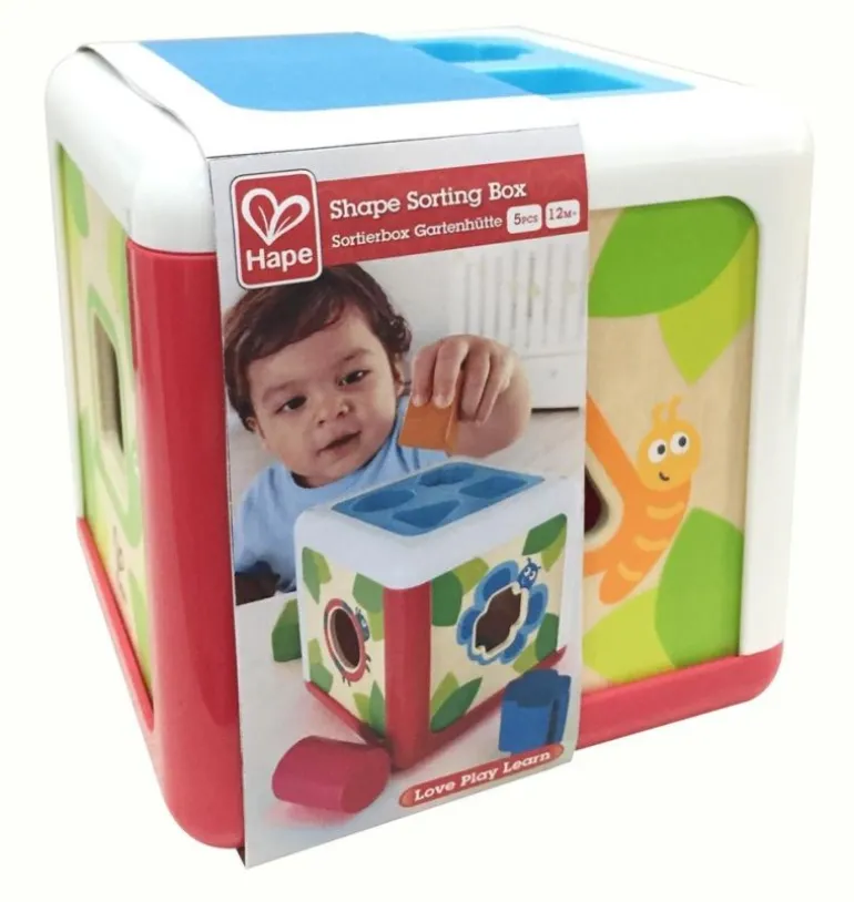 Hape Sortierbox Gartenhütte | Teddy Toys Kinderwelt
