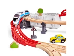 Hape Stadtbahn Set in Aufbewahrungsbox | Teddy Toys Kinderwelt