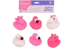 Happy World - Badeeinhörner/Flamingo 6er Pack | Teddy Toys Kinderwelt