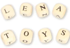 Holz Buchstabenwürfelperlen 300-teilig | Teddy Toys Kinderwelt