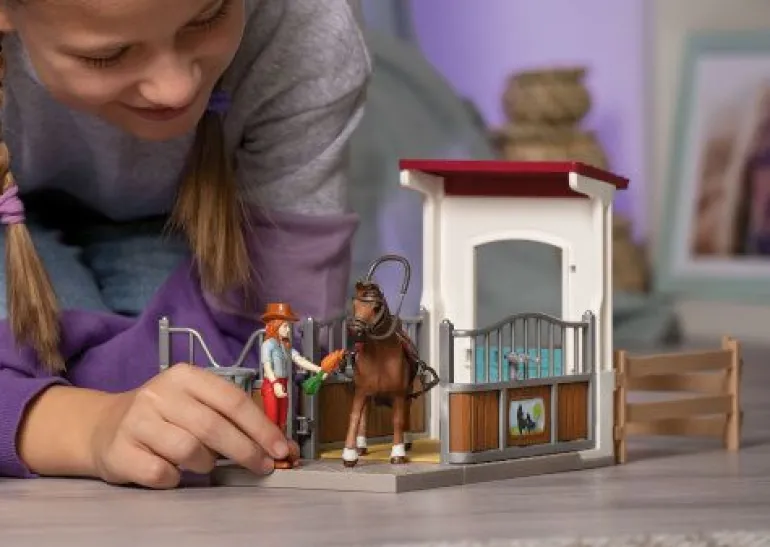 Horse Box mit Hannah & Cayenne | Teddy Toys Kinderwelt