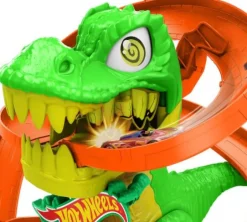 Hot Wheels City T-Rex-Feuerschlacht Spielset und Die-Cast-Spielze | Teddy Toys Kinderwelt