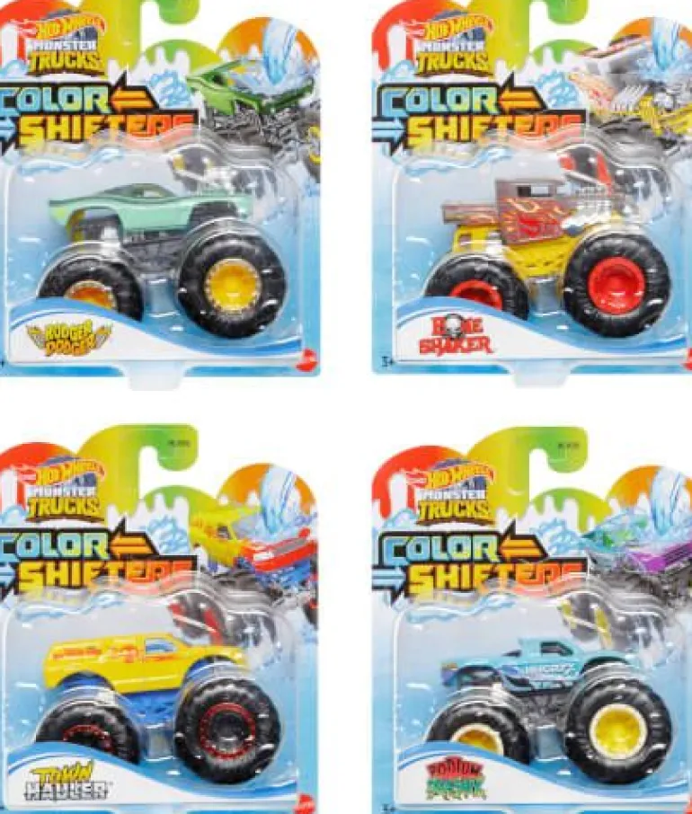 Hot Wheels® Monster Trucks - Color Shifters 1:64, sortiert | Teddy Toys Kinderwelt