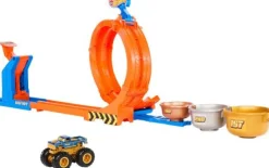Hot Wheels Monster Trucks Loop & Flip Trophy Challenge-Spielset u | Teddy Toys Kinderwelt