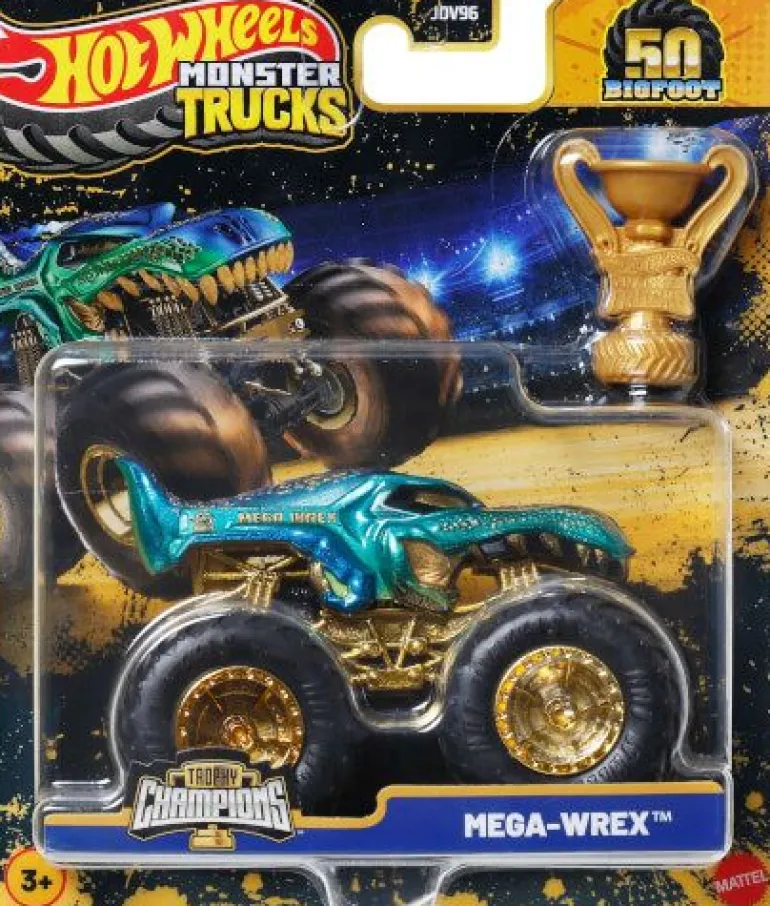Hot Wheels Monster Trucks Trophy Champions Premium Die-Cast-Fahrz | Teddy Toys Kinderwelt
