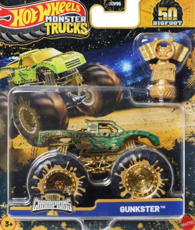 Hot Wheels Monster Trucks Trophy Champions Premium Die-Cast-Fahrz | Teddy Toys Kinderwelt