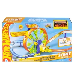 Hot Wheels Schnellstart- und Looping-Spielset mit Die-Cast-Spielz | Teddy Toys Kinderwelt