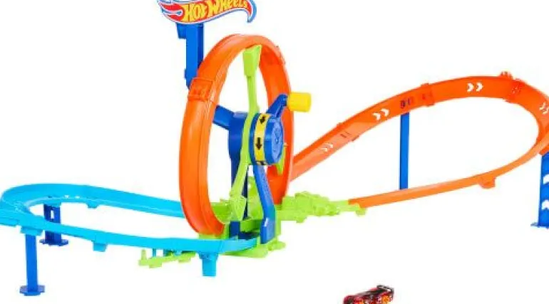 Hot Wheels Schnellstart- und Looping-Spielset mit Die-Cast-Spielz | Teddy Toys Kinderwelt