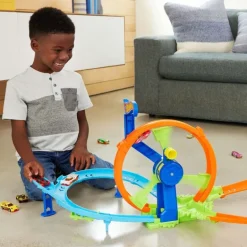 Hot Wheels Schnellstart- und Looping-Spielset mit Die-Cast-Spielz | Teddy Toys Kinderwelt