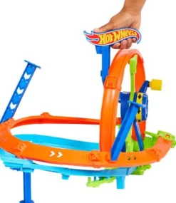Hot Wheels Schnellstart- und Looping-Spielset mit Die-Cast-Spielz | Teddy Toys Kinderwelt
