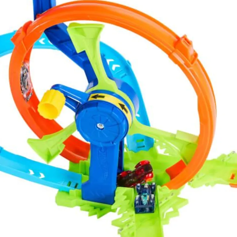 Hot Wheels Schnellstart- und Looping-Spielset mit Die-Cast-Spielz | Teddy Toys Kinderwelt