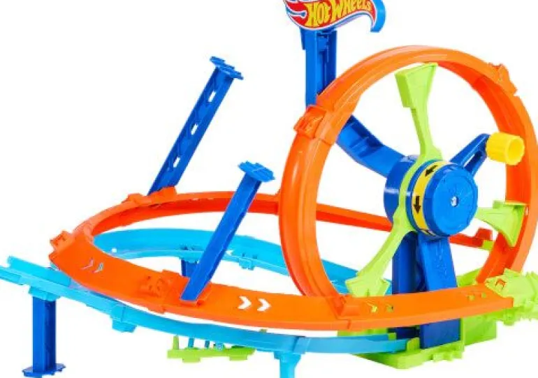Hot Wheels Schnellstart- und Looping-Spielset mit Die-Cast-Spielz | Teddy Toys Kinderwelt