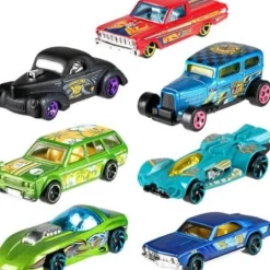 Hot Wheels Spielzeugauto im Maßstab 1:64 mit Sticker in blickdich | Teddy Toys Kinderwelt