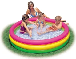 INTEX - 3 Ring Pool "Sunset Glow", 114 x 25 cm | Planschbecken & Pools | Wasserspaß | Spielzeug | Teddy Toys Kinderwelt