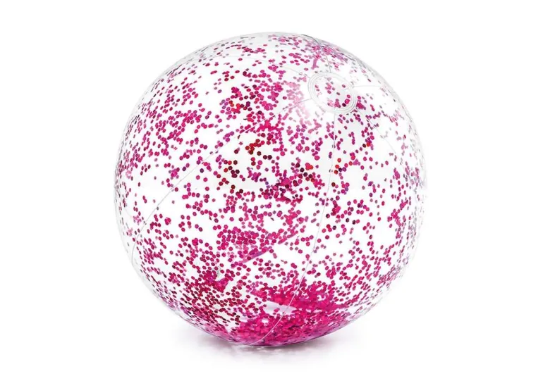 INTEX - Strandball Glitter, aufblasbar, sortiert | Aufblasbare Badeartikel | Wasserspaß | Spielzeug | Teddy Toys Kinderwelt