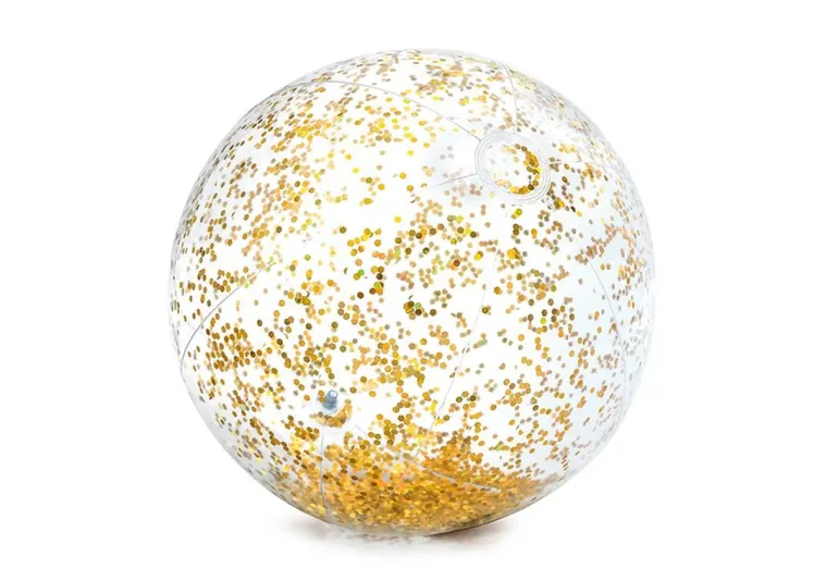 INTEX - Strandball Glitter, aufblasbar, sortiert | Aufblasbare Badeartikel | Wasserspaß | Spielzeug | Teddy Toys Kinderwelt