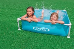 Intex FramePool Mini blau, Wasserbedarf ca. 342 l, 122x122x30cm | Teddy Toys Kinderwelt